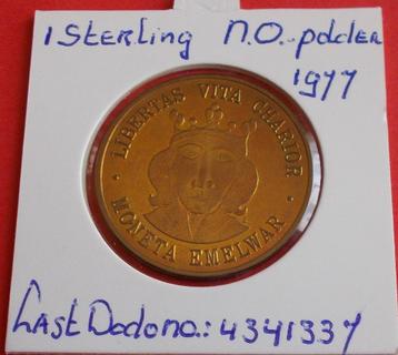 Penning - Nederland Noord Oost Polder 1 Sterling 1977