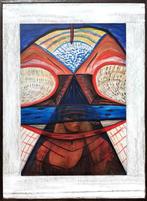 Schilderij van kunstenaar Eric Stas. Lijst: 79,8 x 58,4 cm., Ophalen of Verzenden