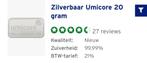 Umicore 20 gram, Ophalen of Verzenden, Goud