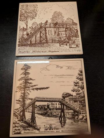  Vintage hoogezand Sappemeer tegels groningana zeldzaam beschikbaar voor biedingen