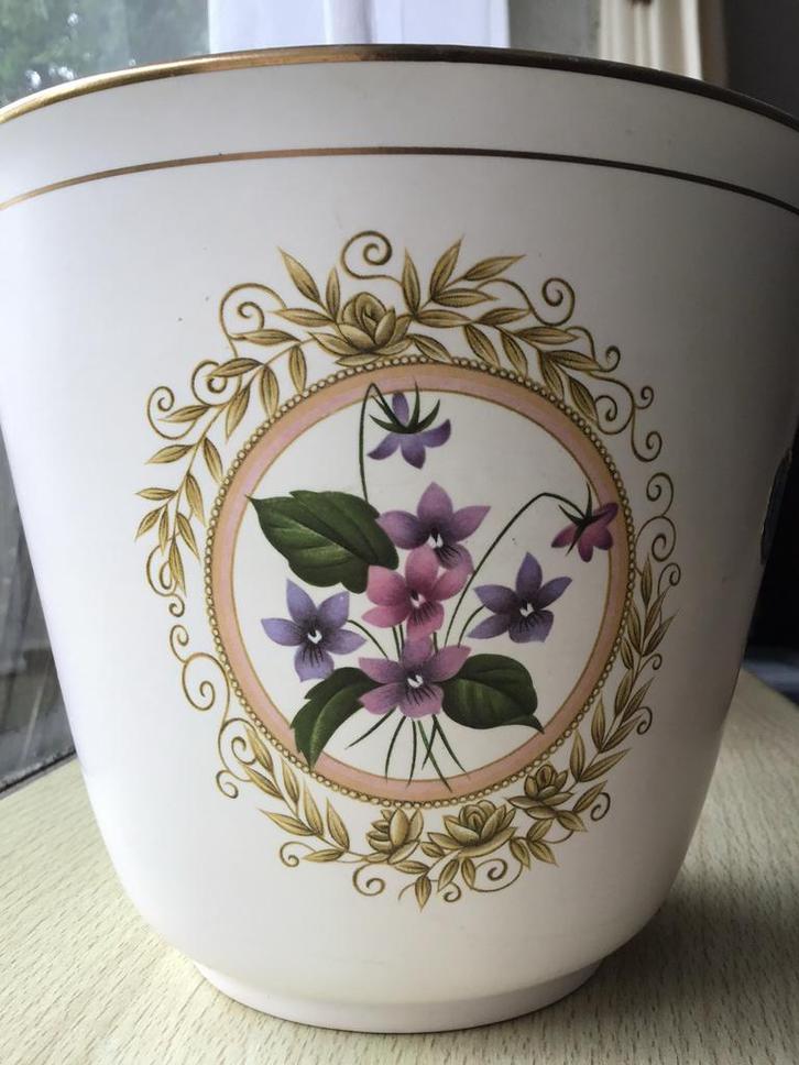 Oude Flora Keramiek Gouda Holland Monaco Bloempot, Antiek en Kunst, Antiek | Keramiek en Aardewerk, Ophalen of Verzenden