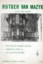 RUTGER VAN MAZYK - MUZIEK VOOR KERKORGEL, Muziek en Instrumenten, Ophalen of Verzenden, Gebruikt, Artiest of Componist, Religie en Gospel