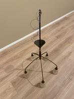 Vintage Hanglamp met 5 Lampenkappen Glas, Antiek en Kunst, Ophalen of Verzenden