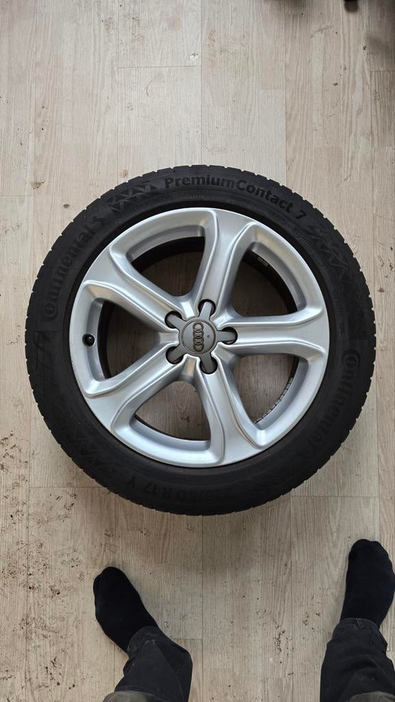 Audi A4 Zomer Wielenset 225/50 R17 - Nieuwstaat!, Ophalen, Gebruikt, Banden en Velgen, 17 inch