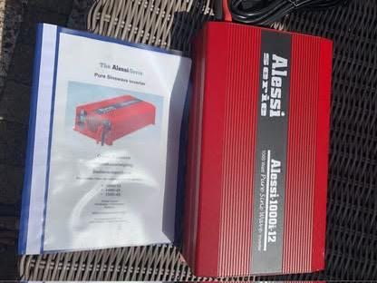 Alessi omvormer 1000 watt, Watersport en Boten, Bootonderdelen, Zo goed als nieuw, Zeilboot of Motorboot, Ophalen of Verzenden