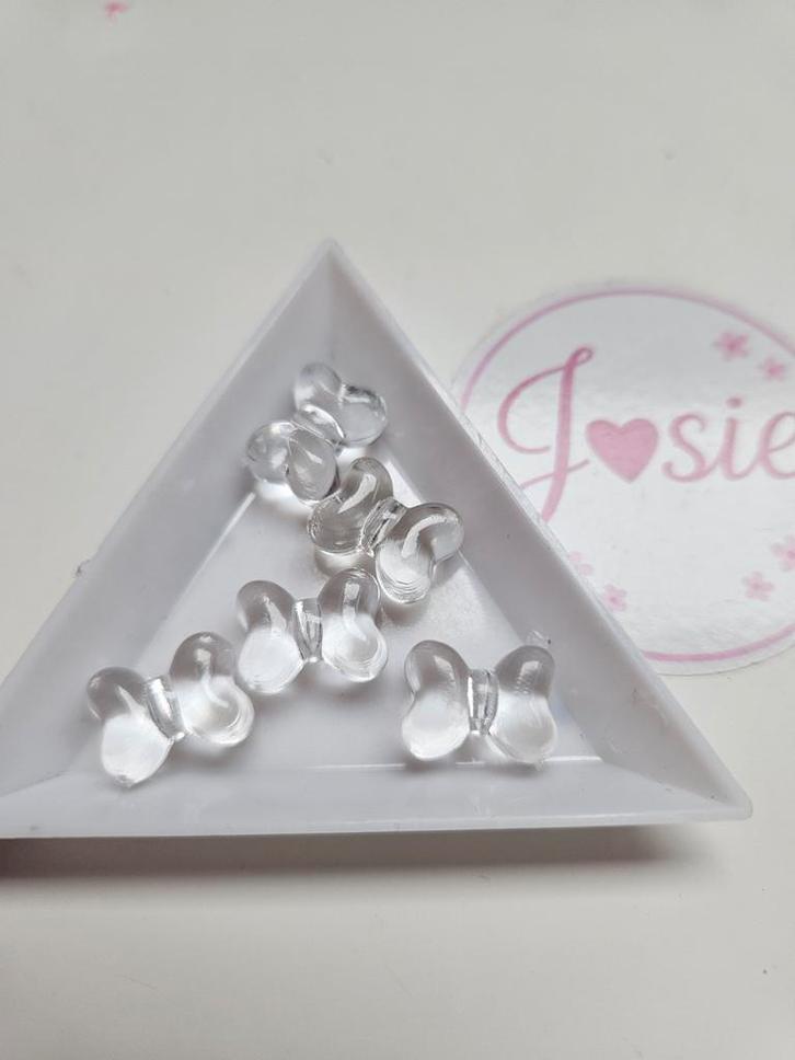 Transparante Vlinder Kralen #76, Hobby en Vrije tijd, Kralen en Sieraden maken, Nieuw, Kraal, Ophalen