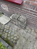 Gratis stapeltje betonklinkers, Tuin en Terras, Tegels en Klinkers, Ophalen, Gebruikt, Beton, Klinkers