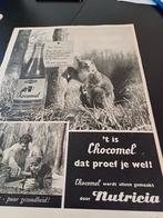 Advertentie van Nutricia Chocomel Indianen 1958, Verzamelen, Merken en Reclamevoorwerpen, Overige typen, Gebruikt, Ophalen of Verzenden