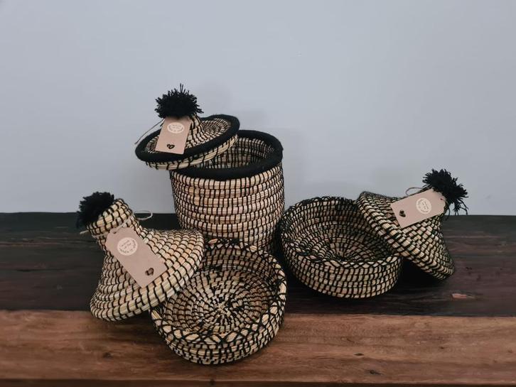 Berber Mandjes Tajine Style, Huis en Inrichting, Woonaccessoires | Schalen en Manden, Nieuw, Rond, Overige materialen, Ophalen of Verzenden