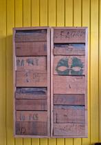 Wandspiegel van sloophout, Ophalen, Gebruikt, Gebruiksvoorwerp