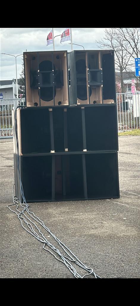 Carnaval geluid Te Huur!!!, Audio, Tv en Foto, Luidsprekers, 120 watt of meer, Overige merken, Ophalen