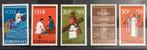 Suriname NVPH 595-599 paaszegels 1973 postfris, Verzenden, Postfris