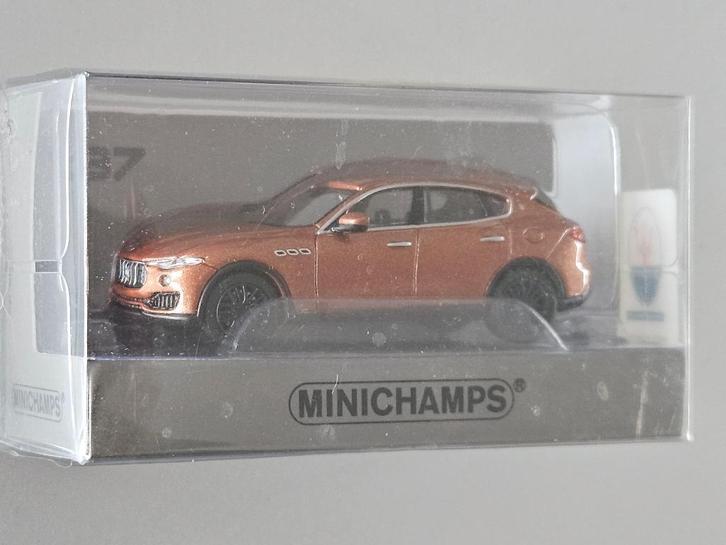 1:87 Maserati Levante bruin NIEUW in OVP Minichamps € 17,5, Hobby en Vrije tijd, Modelauto's | 1:87, Nieuw, Auto, Overige merken