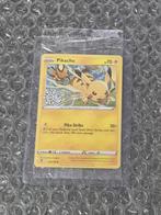 Sealed Holo Pikachu 046/195 Holiday Calendar Snowflake Stamp, Ophalen of Verzenden, Zo goed als nieuw, Losse kaart, Foil