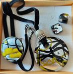 Vetro di Murano glas sieraden setje ketting/oorbellen/ring
K, Ophalen of Verzenden, Nieuw