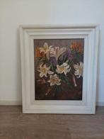 Olieverfschilderij, gesigneerd, 75 jaar oud, Ophalen, Minder dan 50 cm, Gebruikt, Minder dan 50 cm