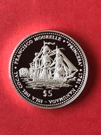 Tuvalu 5 Dollars 1999 Proof 0,925 zilver 31.06 grams, Verzenden, Zilver