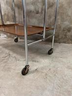 Mooie vintage dranktrolley, bijzettafel inklapbaar, Ophalen