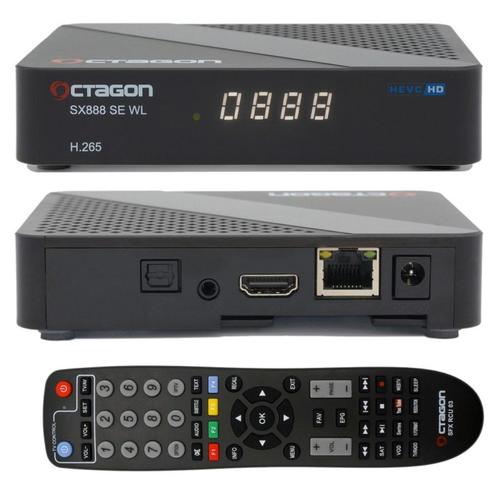 Octagon SX 888 V2 SE WL - H.265, Audio, Tv en Foto, Mediaspelers, Nieuw, Minder dan 500 GB, HDMI, USB 2.0, Optische audio, Ophalen of Verzenden