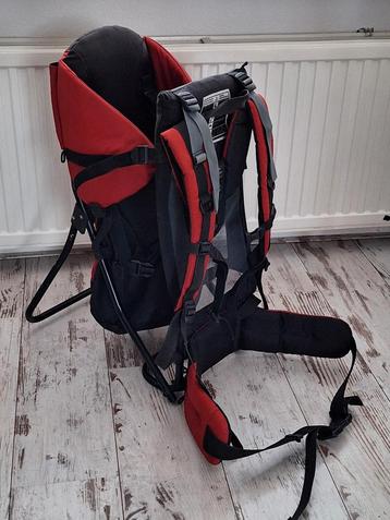 Deuter Kid Comfort 1 Rugdrager + zonne-/regenka - Rood/Zwart beschikbaar voor biedingen