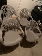 4 Matinique Tuinstoelen Taupe van Suns, Ophalen, Kunststof, Gebruikt, Vier