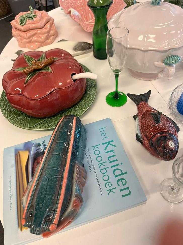 Keramische Schaal in Vorm van Kreeft Caugant, Antiek en Kunst, Curiosa en Brocante, Verzenden