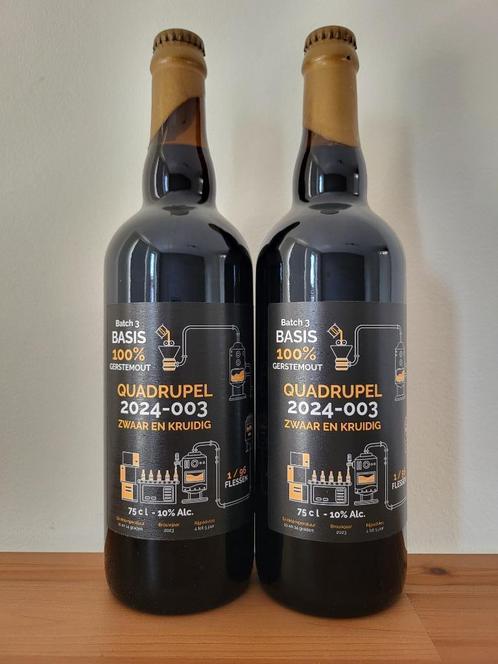 Boogieman VS Eggens Beer - Quadrupel - 1/96 - 75cl, Verzamelen, Biermerken, Nieuw, Flesje(s), Overige merken, Ophalen of Verzenden
