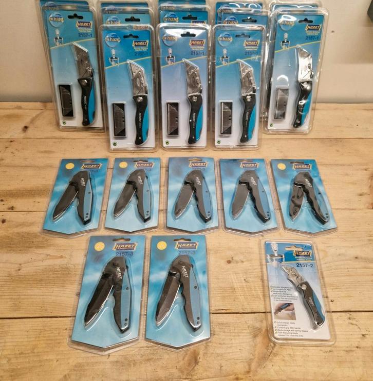 🛠 Partij Hazet klapmessen / zakmessen, ook per stuk, Auto diversen, Autogereedschap, Nieuw, Ophalen of Verzenden