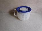 Tupperware Mix 'n Meet 2 Ltr. Blauw, Ophalen of Verzenden, Gebruikt, Blauw, Beker of Kan