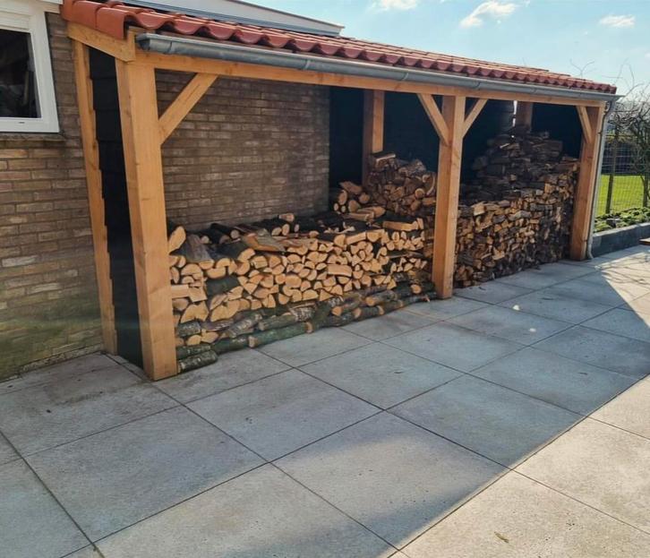 Houtbouw overkapping of schutting op maat., Tuin en Terras, Overkappingen, Zo goed als nieuw, Veranda, Ophalen of Verzenden