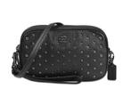 Coach leren schoudertas crossbody tas clutch met studs zwart, Ophalen of Verzenden, Nieuw, Zwart, Leer