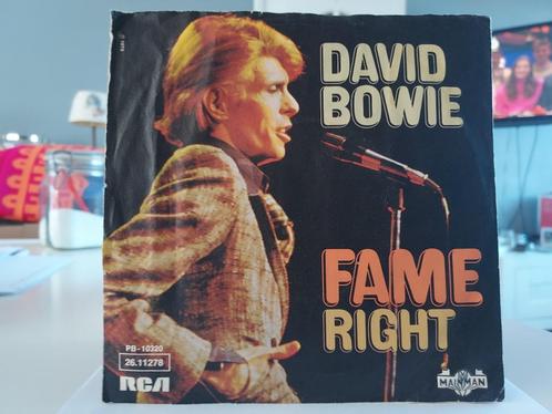 7" Single David Bowie - Fame / Right, Cd's en Dvd's, Vinyl Singles, Gebruikt, Single, Pop, 7 inch, Verzenden