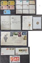 div. postzegels (poststukken) nederland, Postzegels en Munten, Postzegels | Eerstedagenveloppen, Verzenden, Beschreven, Nederland