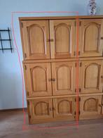 Eiken kast met legplanken, Huis en Inrichting, Ophalen, Met deur(en), 200 cm of meer, Eikenhout