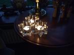 2 setjes kristallen kandelaars AH Italië, Ophalen of Verzenden, Kristal