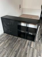 Zwarte Sideboard Kast, Ophalen, Overige materialen, Gebruikt, 100 tot 150 cm