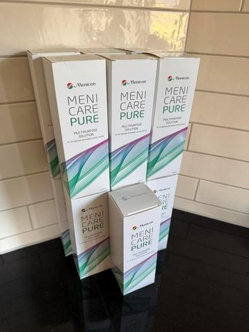 (Nacht) lenzenvloeistof, meniCare Pure €7,- beschikbaar voor biedingen