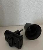 Vintage Bakeliet Lampfitting en Stekker, Gebruikt, Zwart, Rond, Ophalen of Verzenden