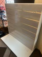 Slatwall met wieltjes eronder, Ophalen, Gebruikt, 100 tot 150 cm, 100 tot 150 cm