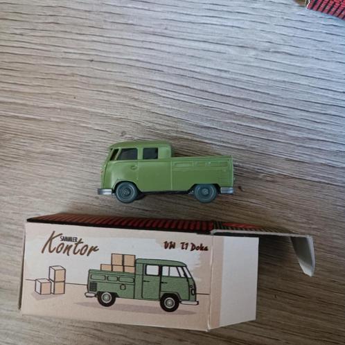 Wiking sammler kontor volkswagen VW T1 DoKa groen, Hobby en Vrije tijd, Modelauto's | 1:87, Nieuw, Auto, Wiking, Ophalen of Verzenden