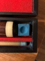 Keu en accessoires, Sport en Fitness, Biljarten en Poolen, Ophalen of Verzenden, Gebruikt, Keu of Ballen