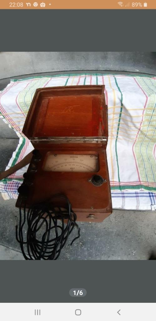 Siemens isolatieweerstandsmeter met slinger, Antiek en Kunst, Antiek | Gereedschap en Instrumenten, Ophalen