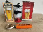 Vintage Amstel bierglas prachtpils/Kerels- borstel - opener, Verzamelen, Ophalen of Verzenden, Zo goed als nieuw, Glas of Glazen