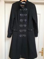 DAMES ZWARTE MANTEL GOTHIC JAS M/L LAUGHING VAMPIRE vintage, Kleding | Dames, Ophalen of Verzenden, Gedragen, Maat 38/40 (M), Zwart