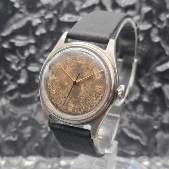 Rolex Oyster Double Signed Tropical Dial Ref. 4444, Sieraden, Tassen en Uiterlijk, Horloges | Antiek, Polshorloge, Overige merken