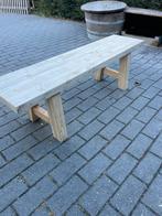 Massief houten bankje, Ophalen