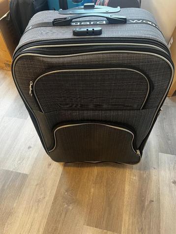 Wogard zachte koffer met 4 wielen en TSA-slot beschikbaar voor biedingen