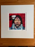 Espen Greger Hagen - Zeefdruk Indiaan - Gesigneerd, Antiek en Kunst, Kunst | Litho's en Zeefdrukken, Ophalen of Verzenden