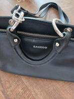 Saccoo leren damestas., Overige merken, Zwart, Nieuw, Ophalen of Verzenden