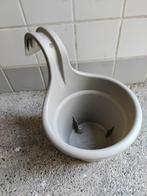 Bloempot met haak, Kunststof, Minder dan 60 cm, Rond, Ophalen of Verzenden